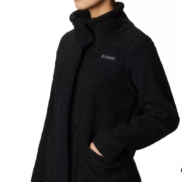 Columbia Panorama Sherpa Fleece Long Jacket - Picture 4 of 6